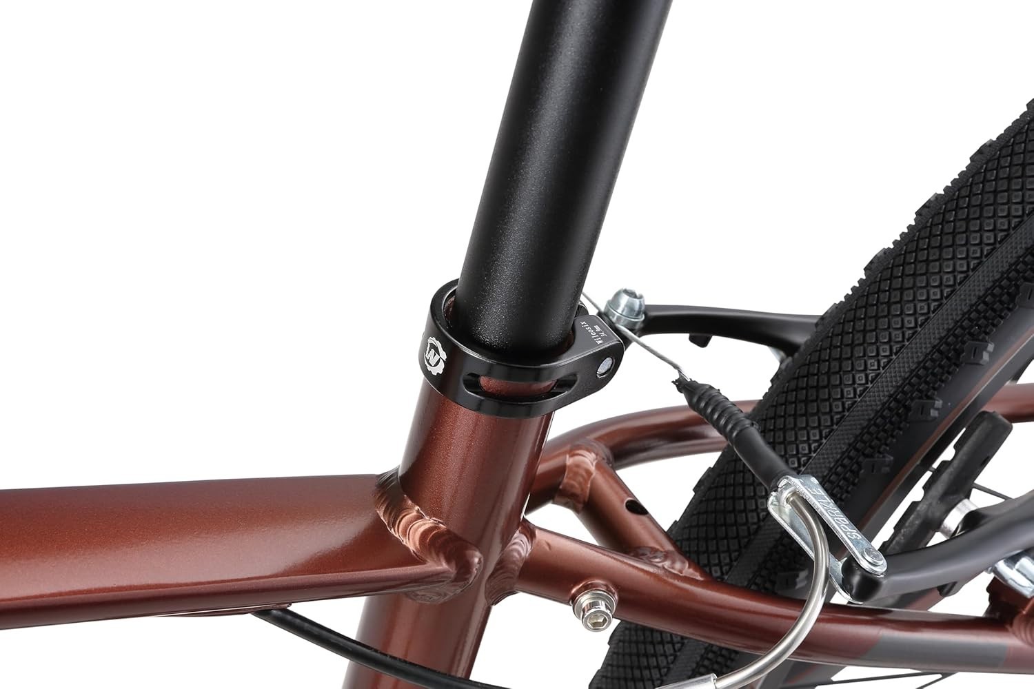 Modern Hollow Bike Seatpost Clamp 31.8mm – Secure and Lightweight Performance