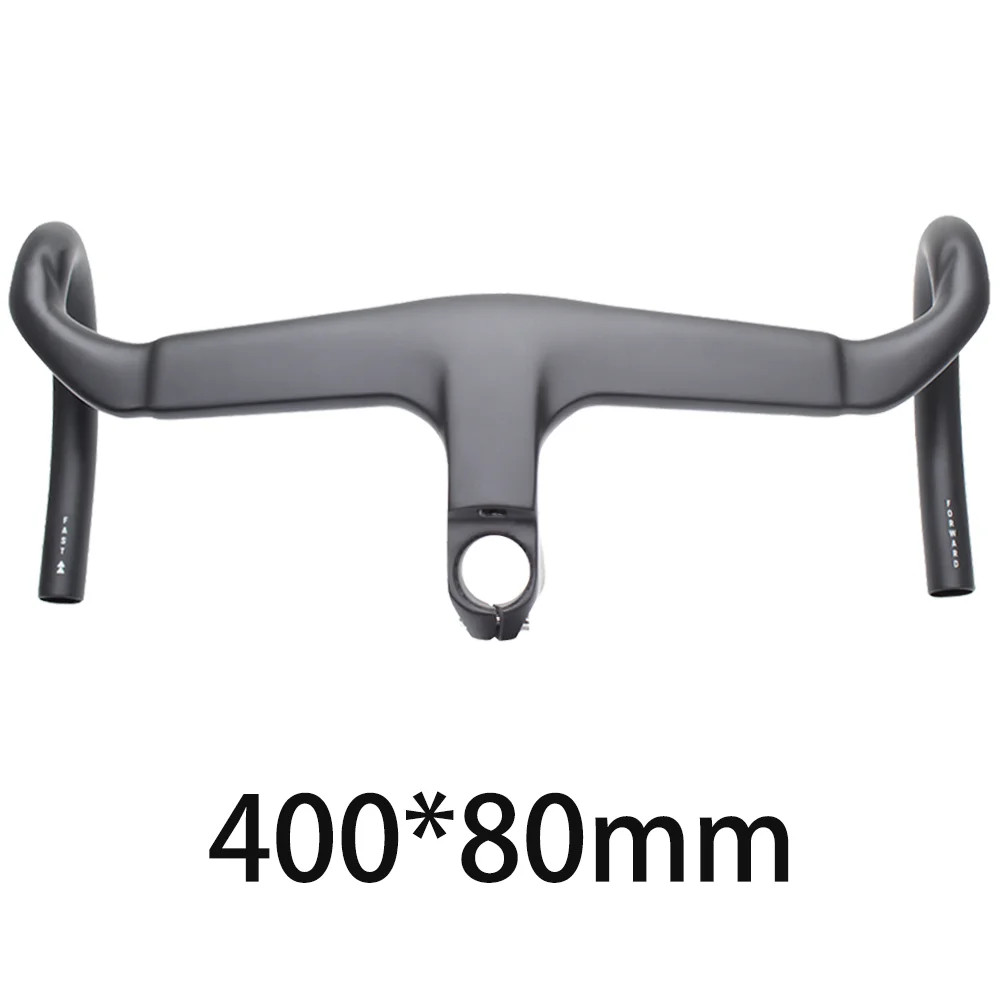 Road Bike Full Carbon Handlebar Internal Cable Routing with Spacers Bent Bar