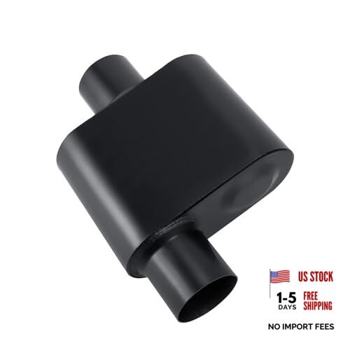 Muffler 2.25″ offset in | 2.25″ center out | overall 13″ Offset in | Center out