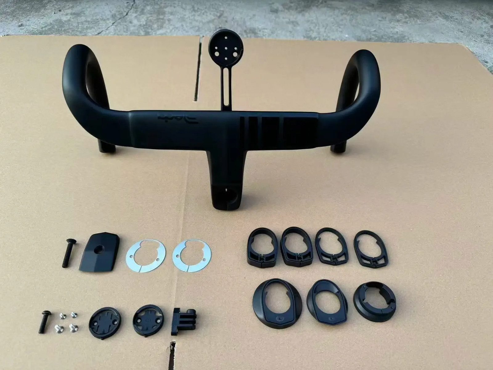 Carbon Handlebar Road Bike Drop Bar 28.6mm Fork with Spacers Computer Stand