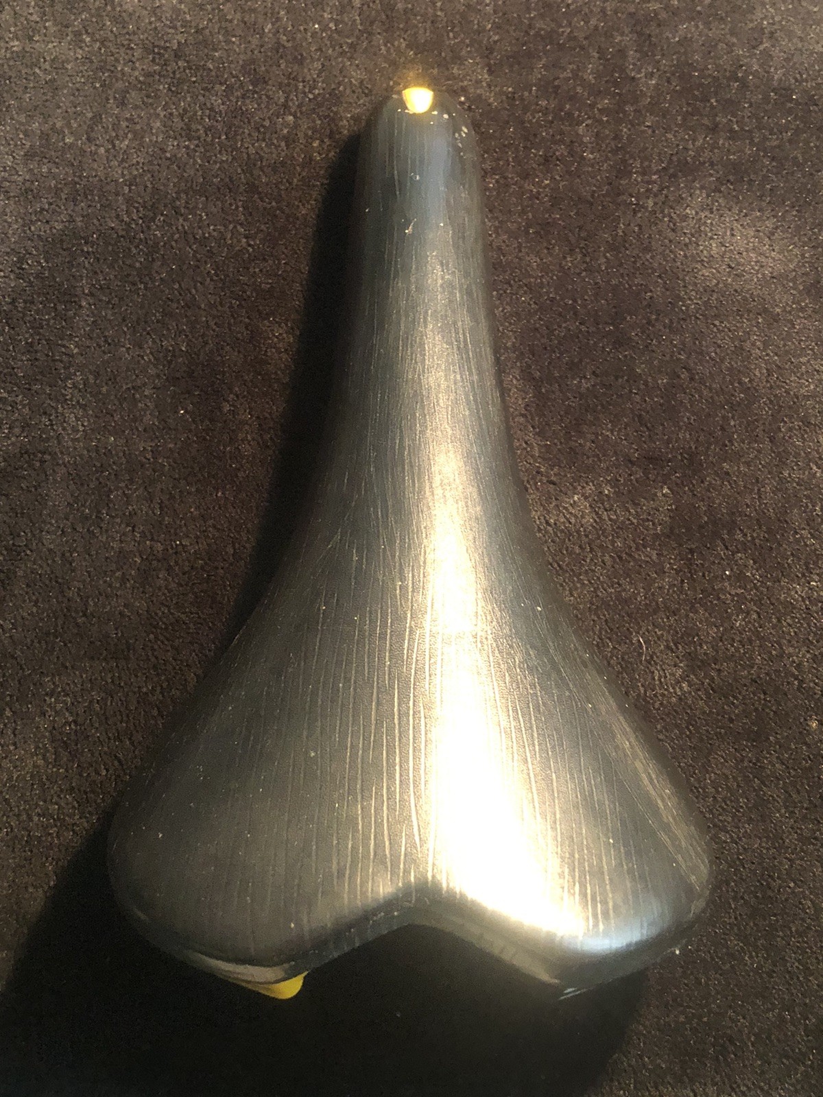 Vintage Selle Italia Turbo Matic Saddle Yellow Turbomatic Seat 1991s Pat Pend OG