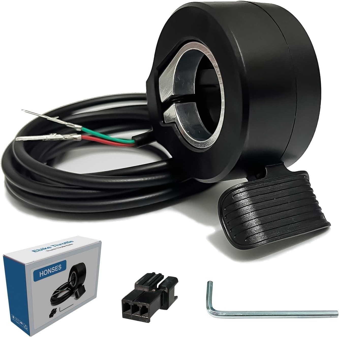 Thumb Throttle Controller for E-Bikes & Scooters – 12V-72V Universal Fit