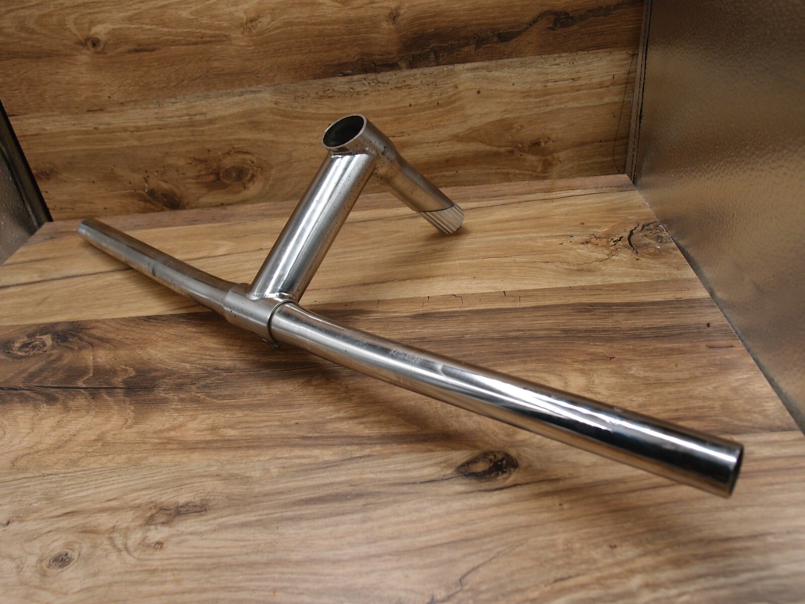 1990’s flat handlebar WH steel +steel CRMO quill stem 25.4 mm