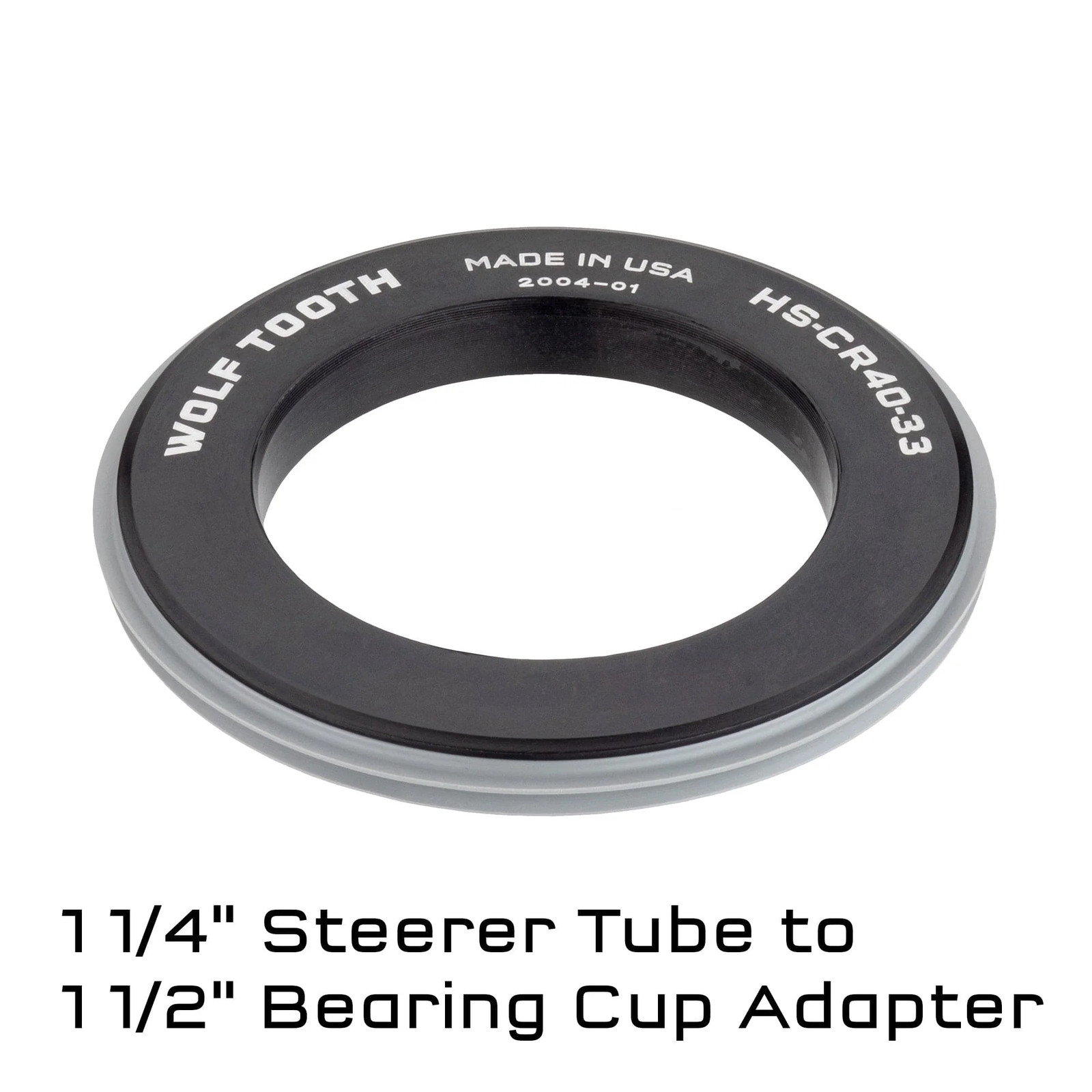 Wolf Tooth 7075-T6 Aluminum Crown Race Adapter | 1 1/4″ to 1 1/2″ Steerer Tube
