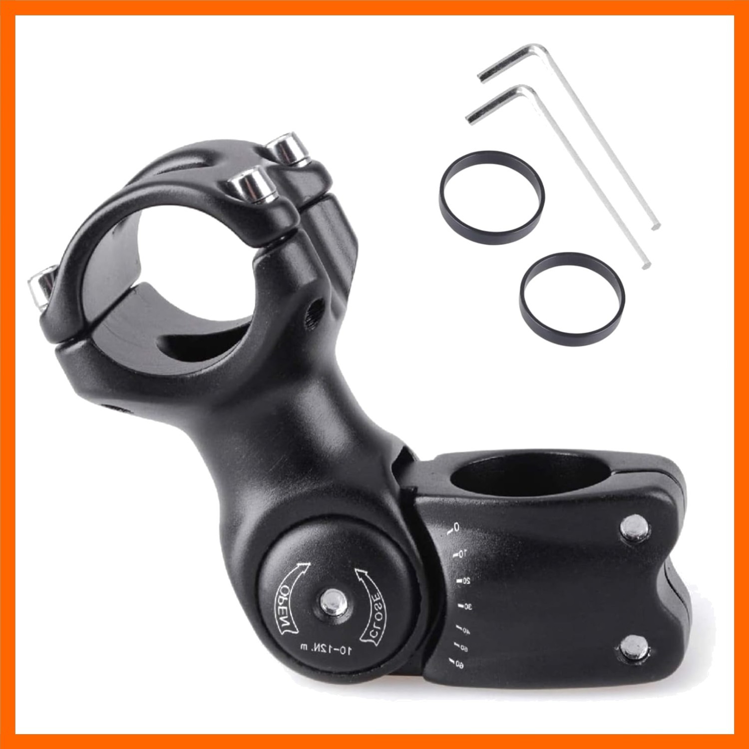 25.4mm 31.8mm Stem 70mm 80mm 90mm 110mm 120mm 130mm 17 35 45 60 Degree Adjust…