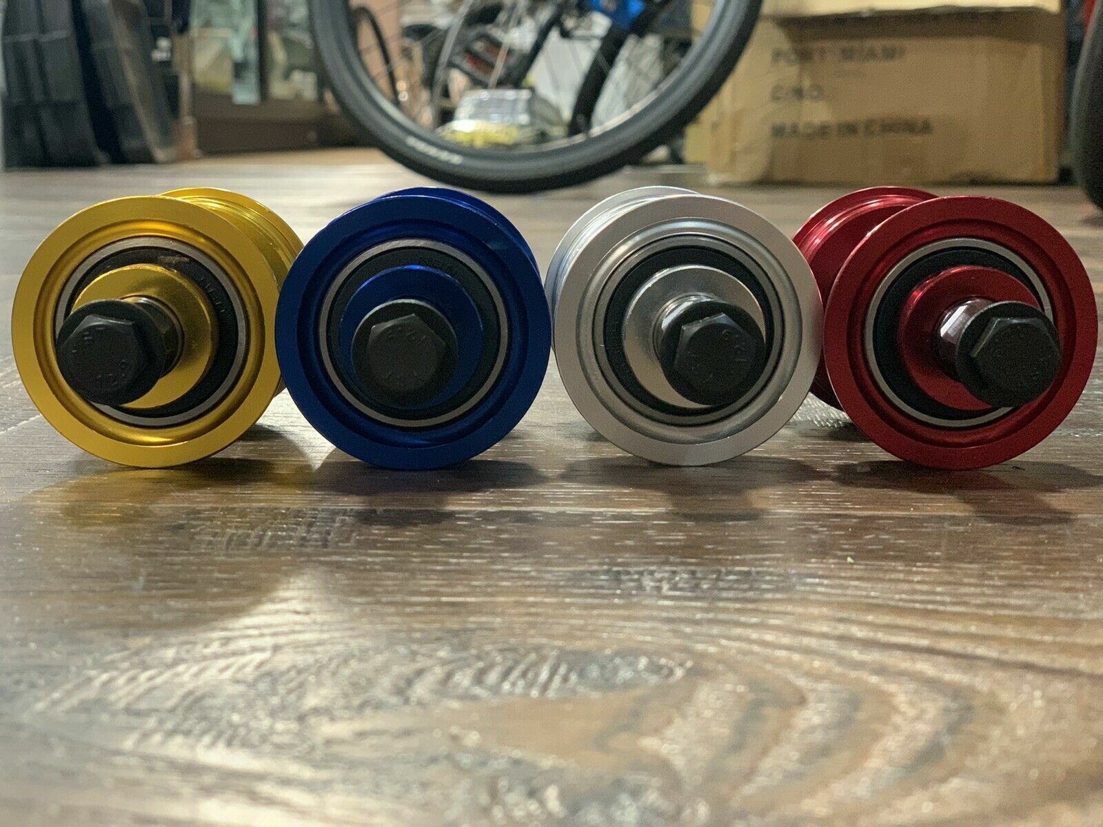 YST BMX American Sealed Bearing Bike Bottom Bracket 127mm Silver Blue Red Gold