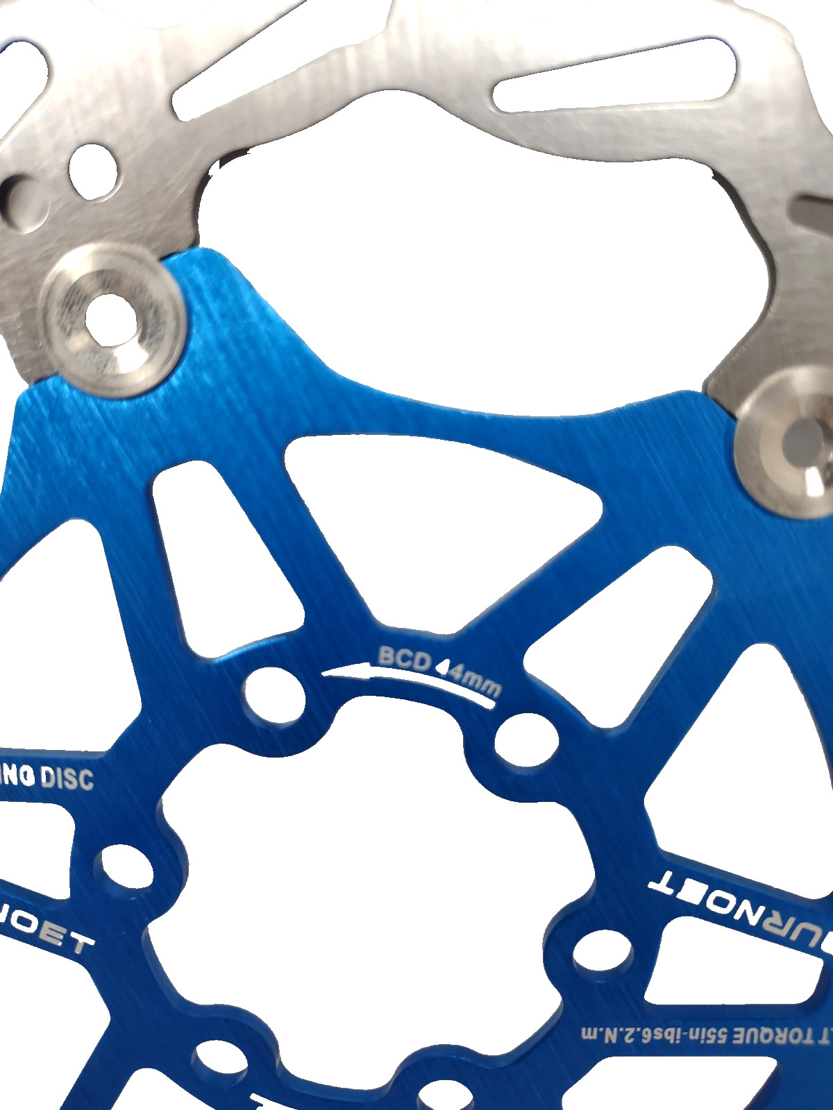 Set of 3 Bike Floating Disc Rotor 160mm Brake Rotor + 6 Bolts fits Shimano