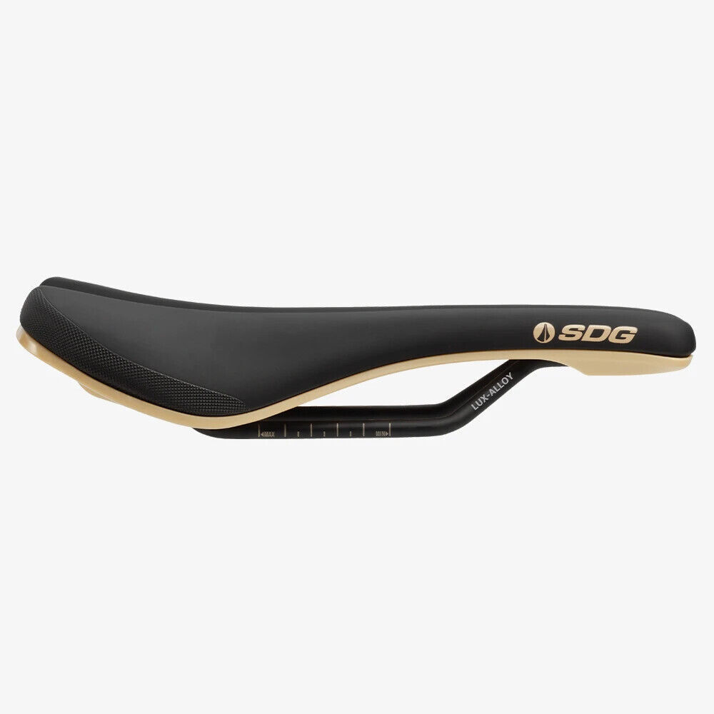 SDG Bel-Air 3.0 260x140mm Lux-Alloy Red/Black/Tan Base Bicycle Saddle