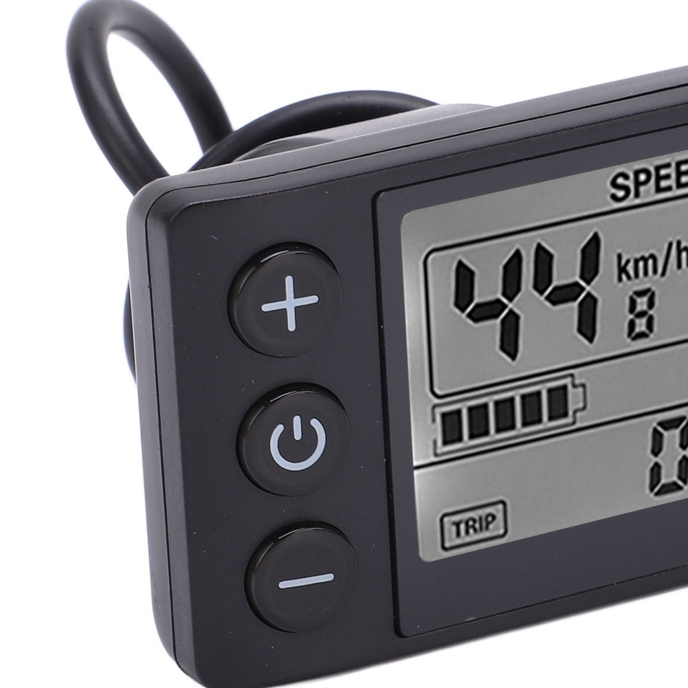 E-Bike S866 LCD Display Meter 24V 36V 48V Control Panel with Waterproof Plug