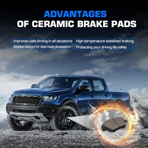Front Ceramic Disc Brake Pads Set for Hyundai Sonata 2011-2015, for Kia Optima