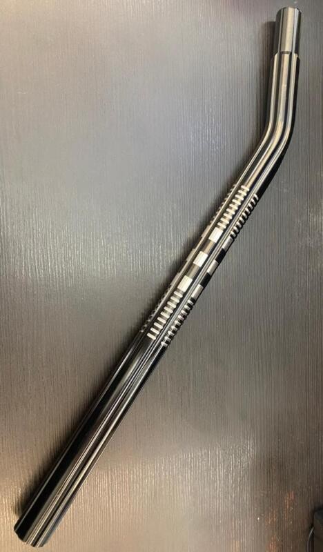 BMX BICYCLE ALLUMINUM SEAT POST LAYBACK 25.4MM INSERT OLD SCHOOL NEW