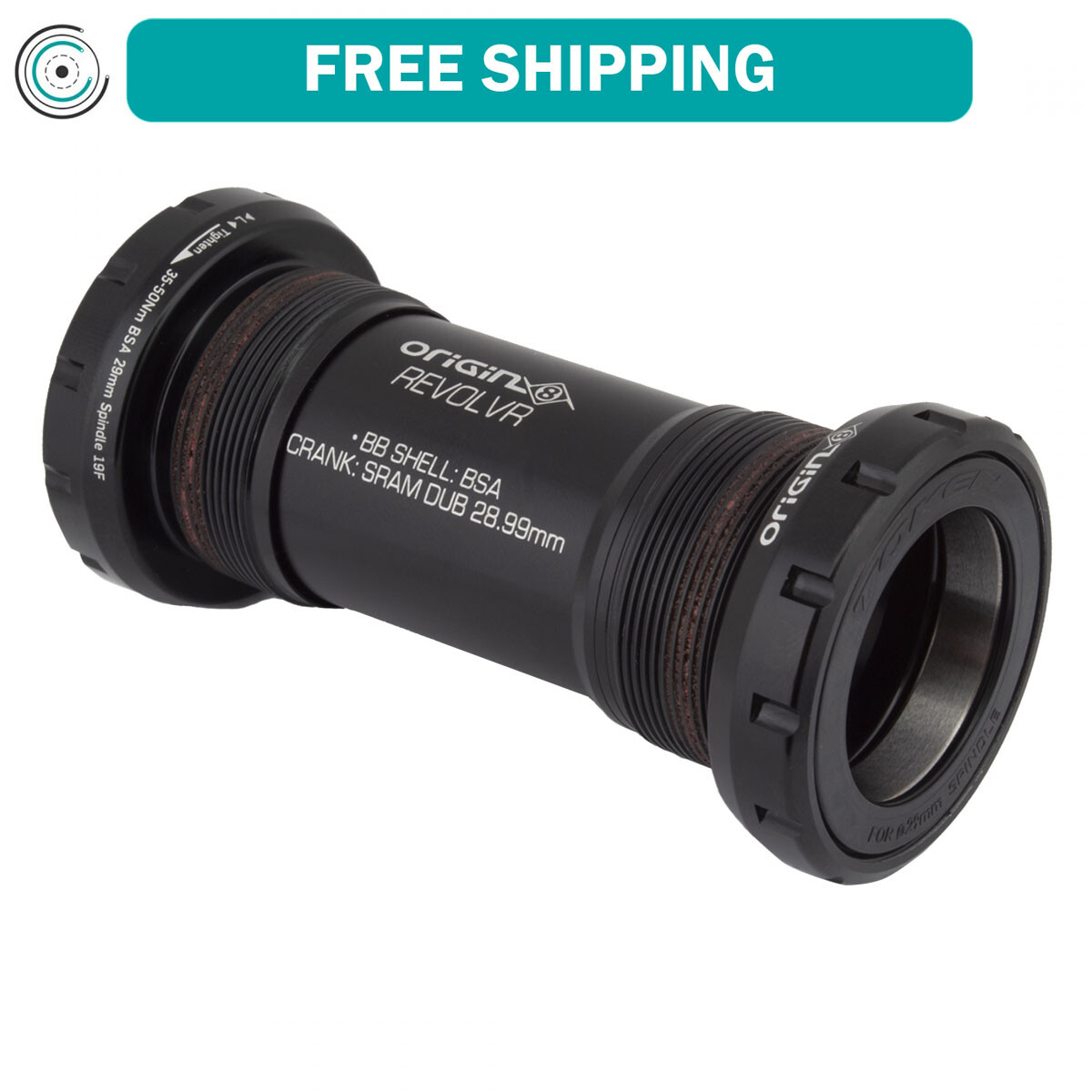 Origin8 Revolvr SRAM DUB 28.99mm Sealed Bearings Outboard English Bottom Bracket