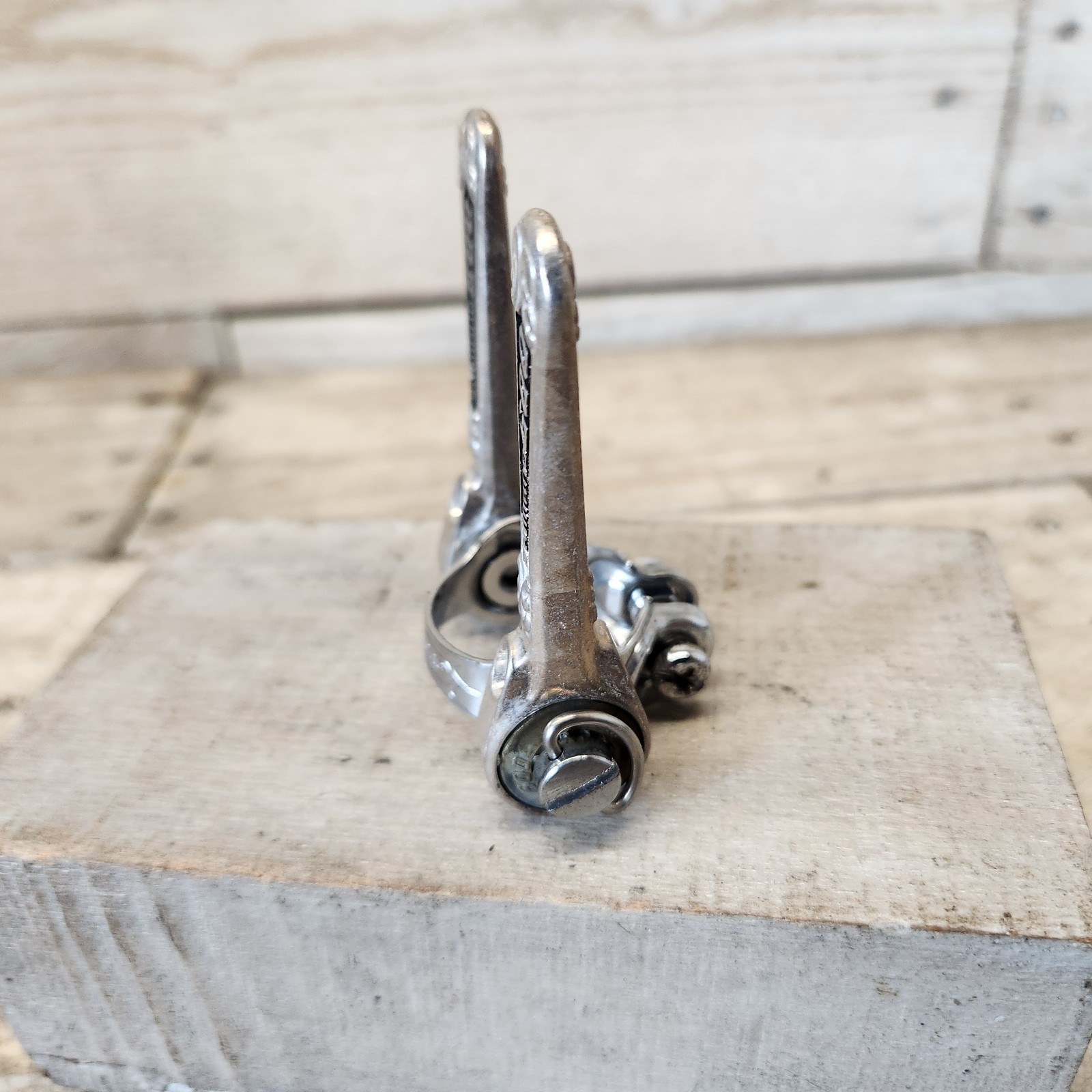 1970s SHIMANO 600 Ex Arabesque Down Tube Shifters Clamp-On 28.6