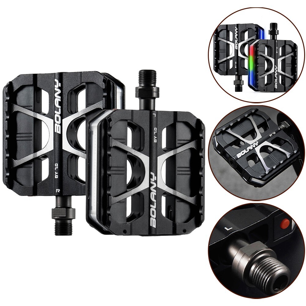 Bright And Eye Catching Type C Bearing Pedals For Night Cycling Useful