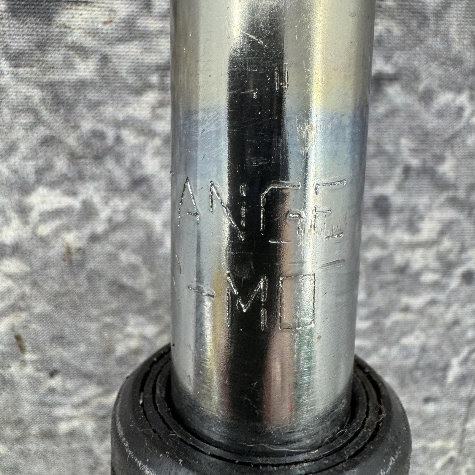 Vintage Tange CRMO 700c Fork 1 In Threaded QR SHORT Road Touring Japan Steel
