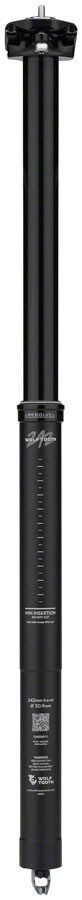 Wolf Tooth Resolve Dropper Seatpost – 30.9, 242mm Travel, Black, Rev 2