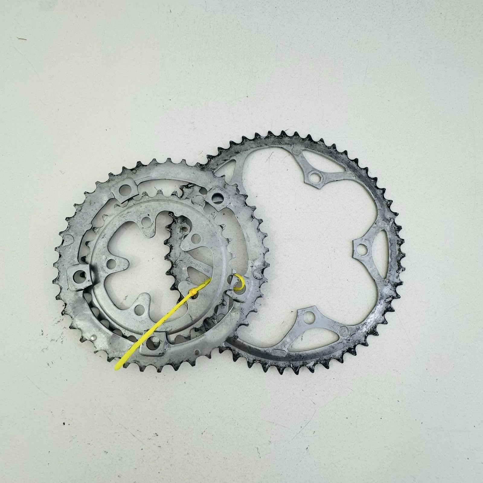 Vintage Shimano SG 52/42/30T Chainring Set 5-Bolt Silver 8/9 Speed Road Bike A83