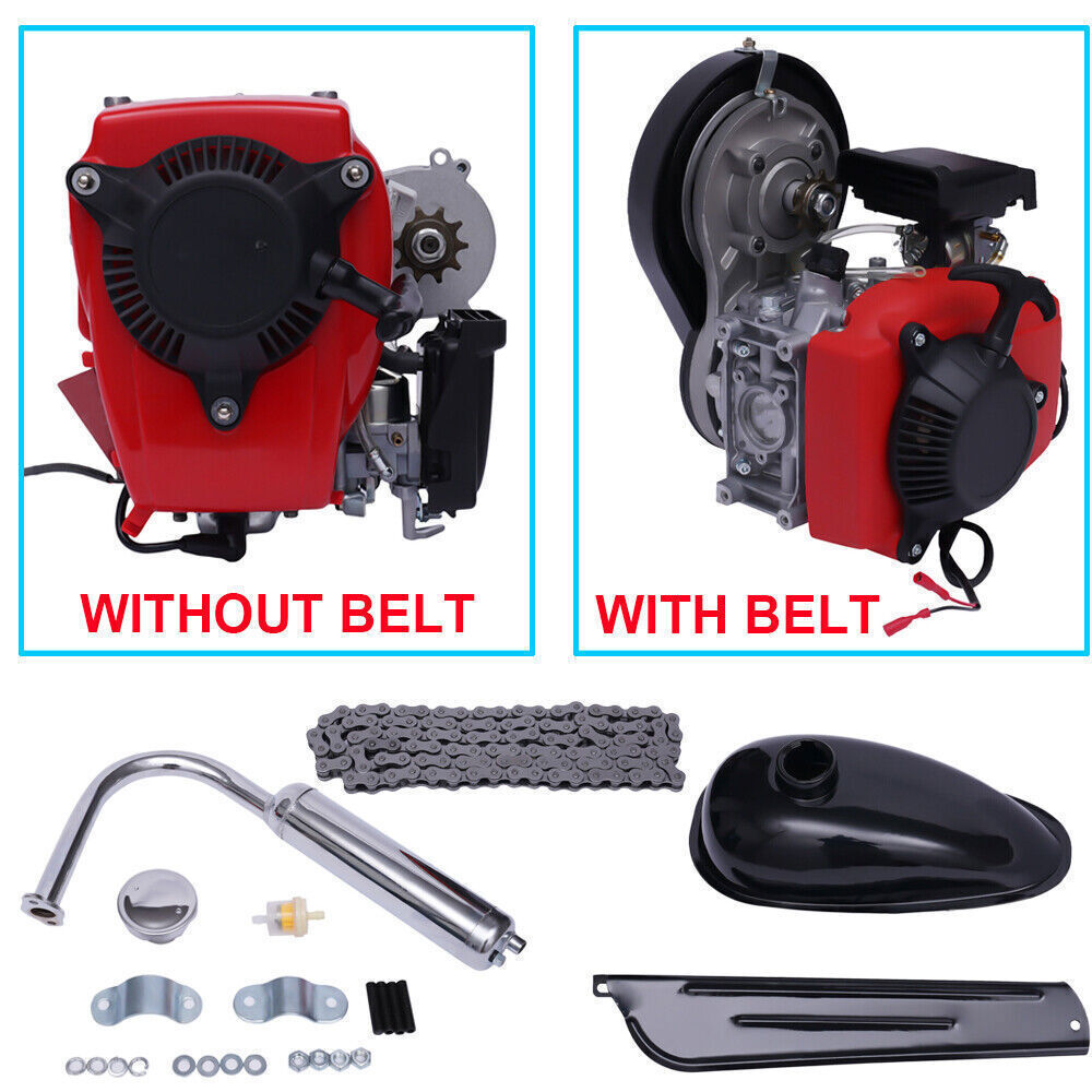 Gas Engine Motor Kit For 53CC Bicycle Motorized 4 Stroke Gas Petrol Bike Drive
