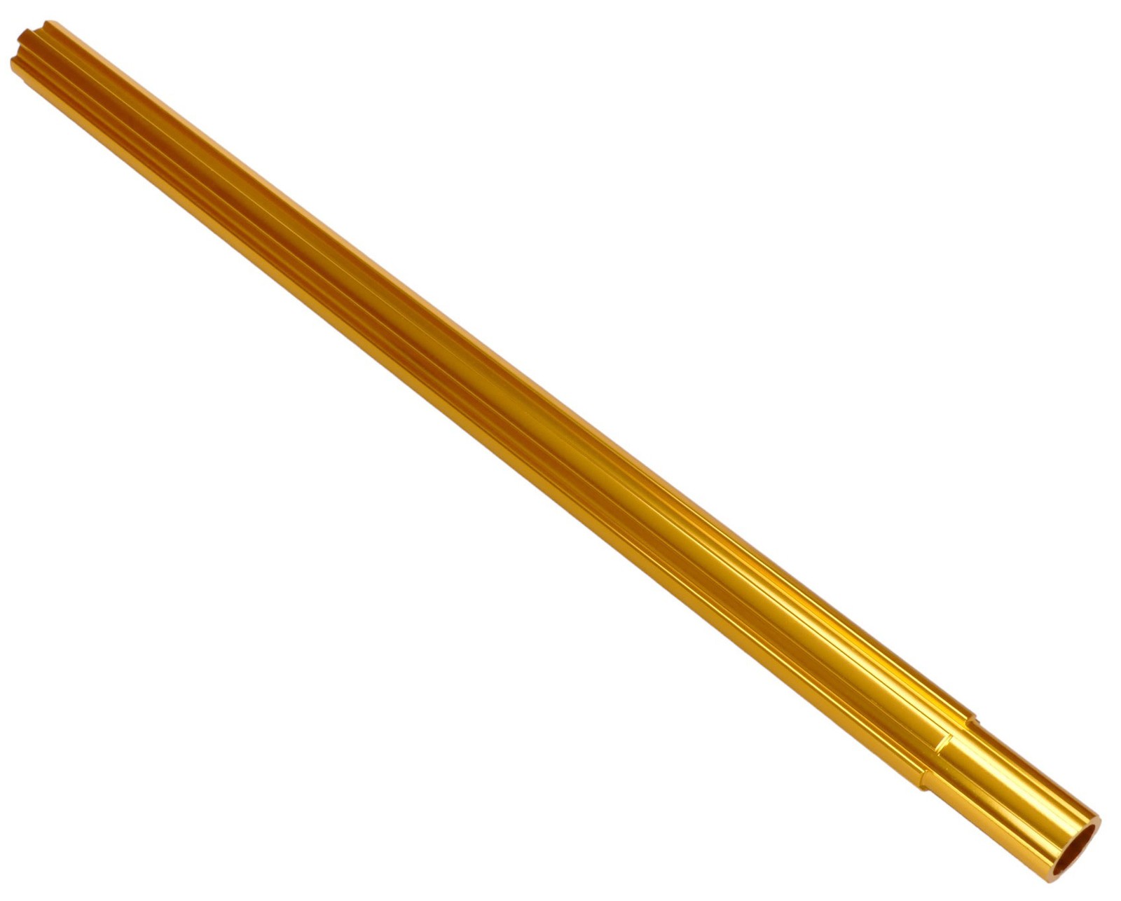 Fluted aluminum alloy bicycle seat post 25.4mm (1″) 450mm – GOLD