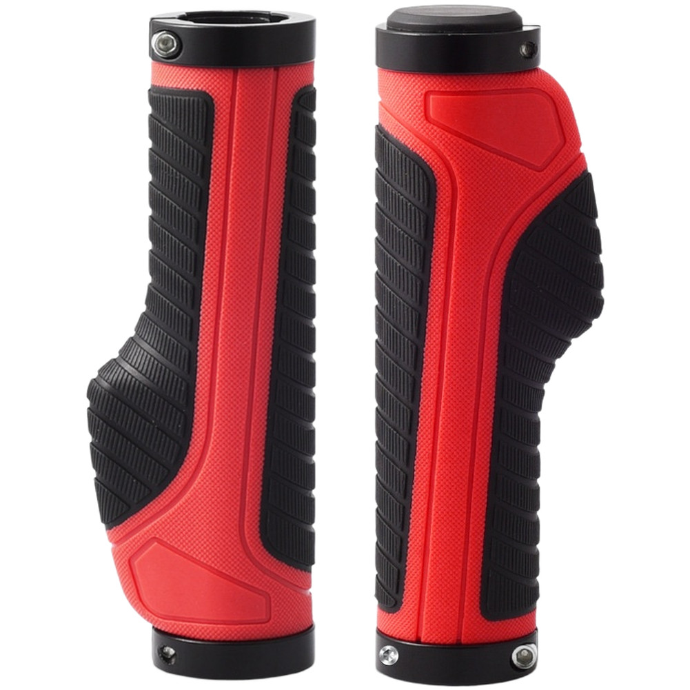 Shock Absorbing Grips Bike Grips Aluminum Alloy Rings Vibration Reduction