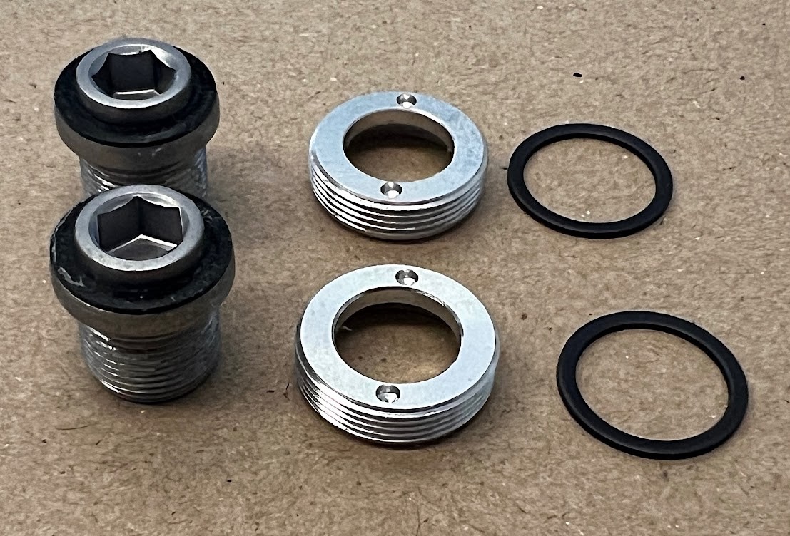 Shimano Crank BOLT Cap and Washer for Dura-Ace FC-7700 & Ultegra FC- 6500 Crank