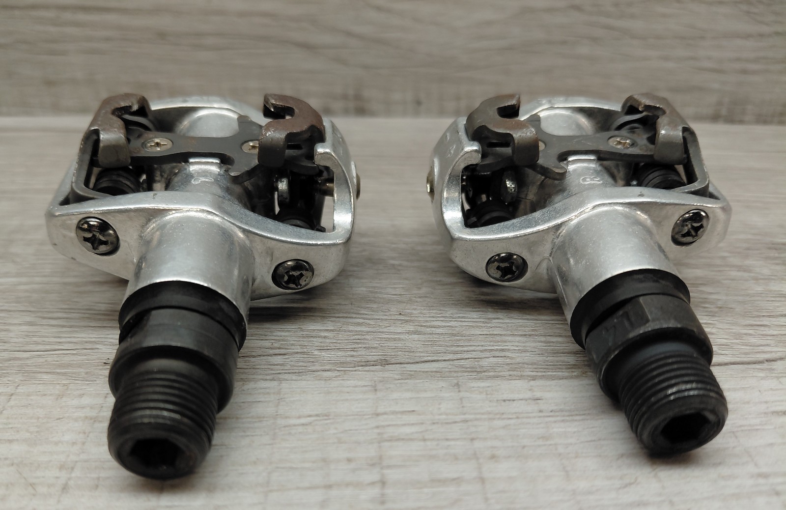 Vintage Wellgo WPD-823 Dual-Sided PD Compatible Clipless Pedal Set 9/16″