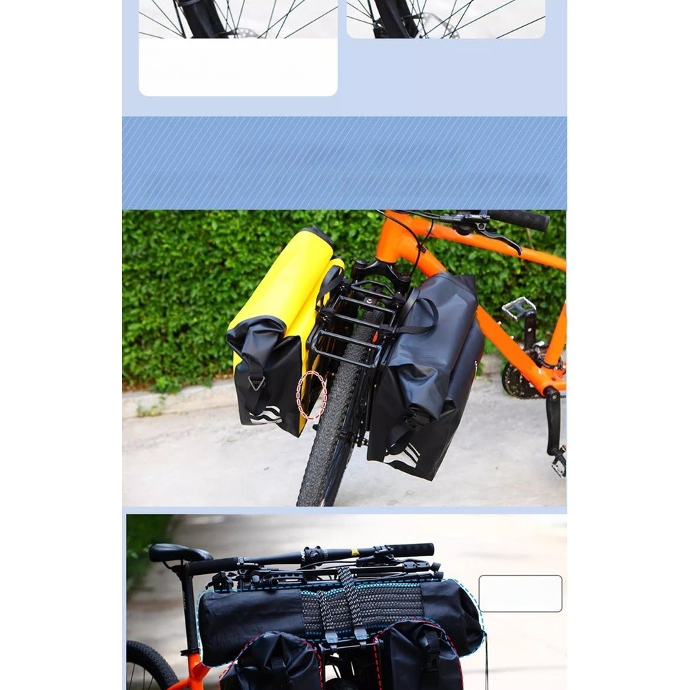 Lightweight Aluminum Mountain Bike Front Rack with Center Mount for Shock Forks