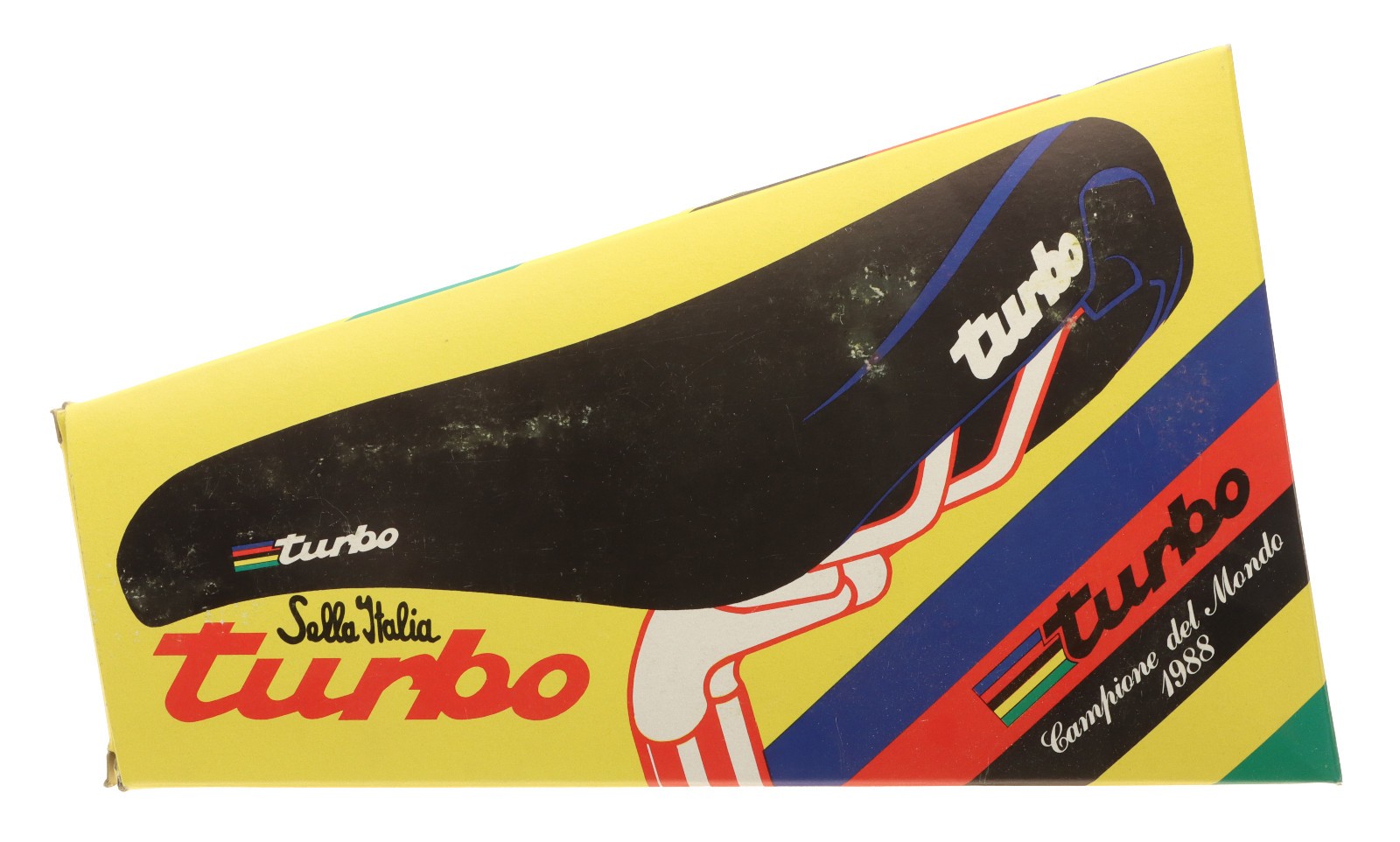 Selle Italia Turbo SLG Saddle Alloy Rails Red Buffalo Leather 90s NOS NIB NEW