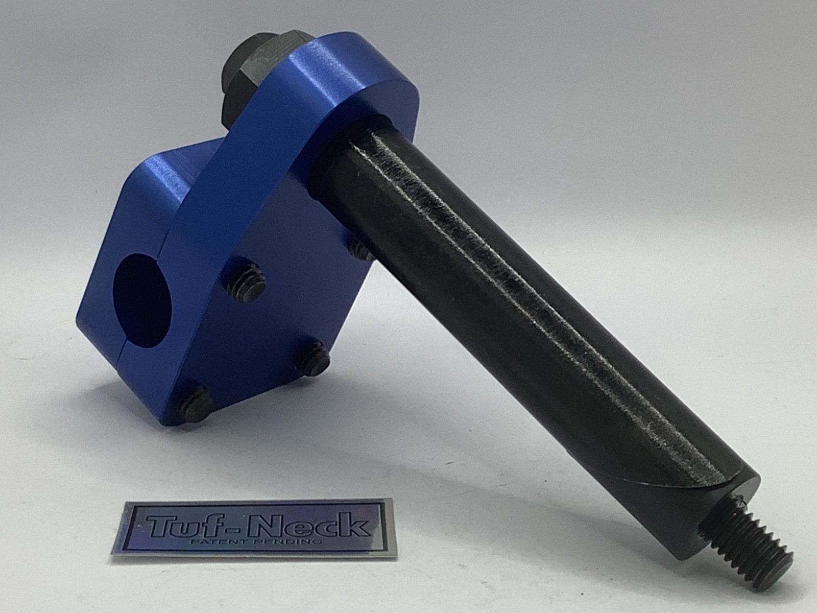 Blue 1″ Tuf-Neck Drunken Tiger Retro BMX Stem (20.6-21.1mm).