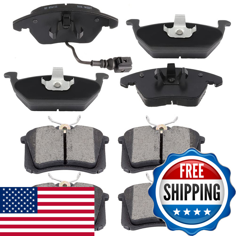 Scitoo D340 D1319 Front Rear Brake Pads Sets Fit For Audi A3 / A3 Quattrofor Vw