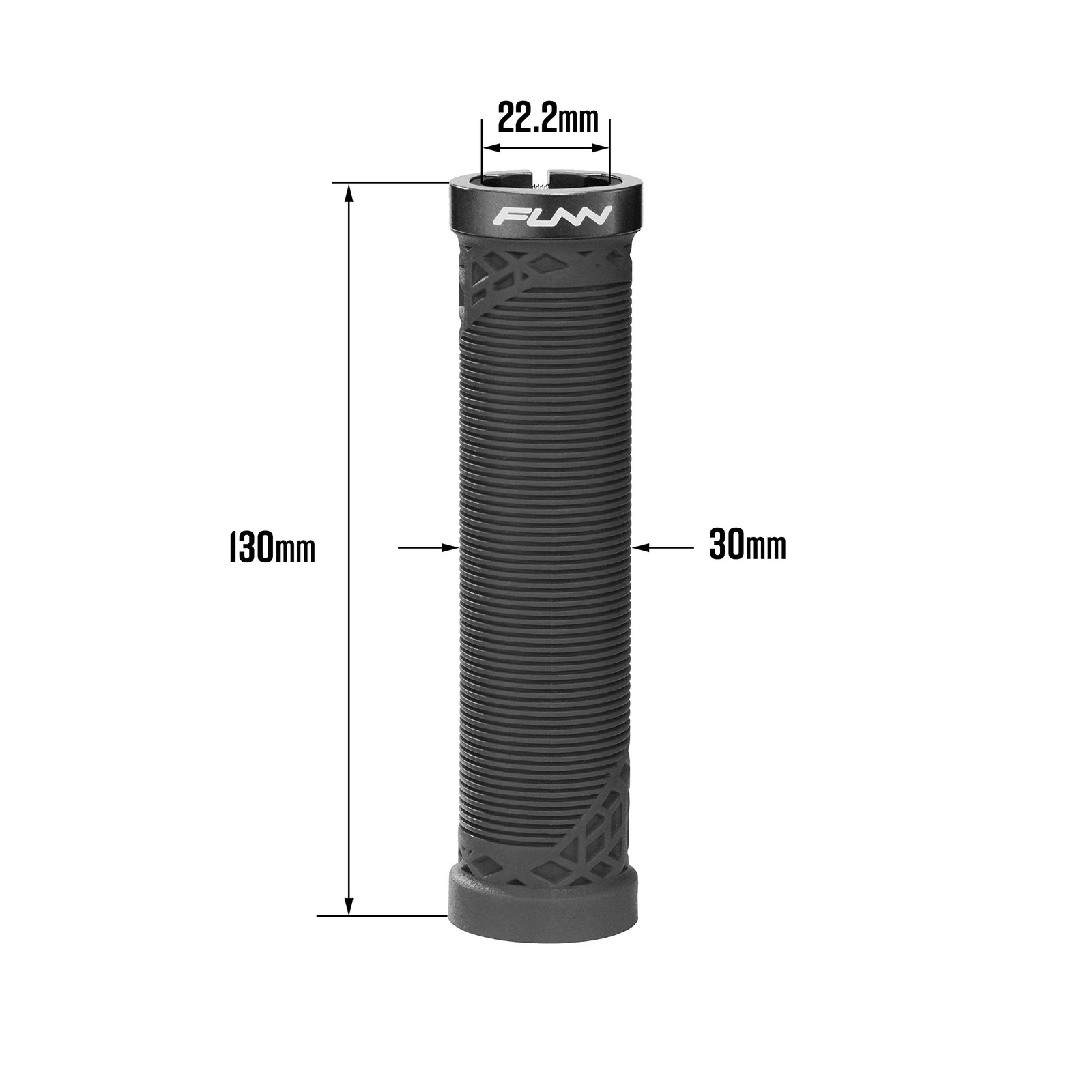 Hilt Mountain Bike Handlebar Grips with Single Lock On Clamp, Lightweight and…
