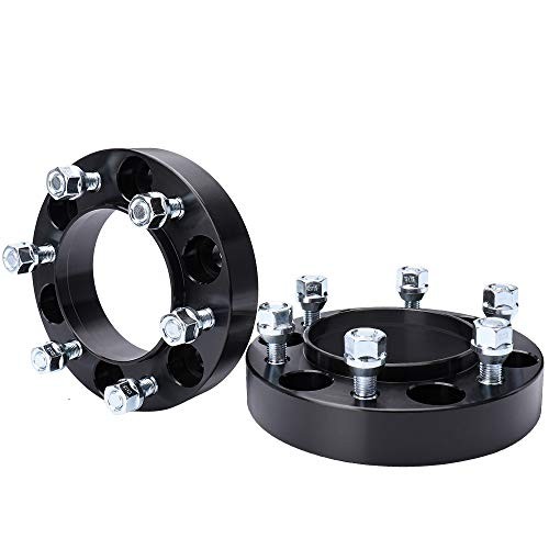 1.25in Wheel Spacers, 2pcs 6×5.5/6×139.7mm Hubcentric Spacers 2PCS/1.25″