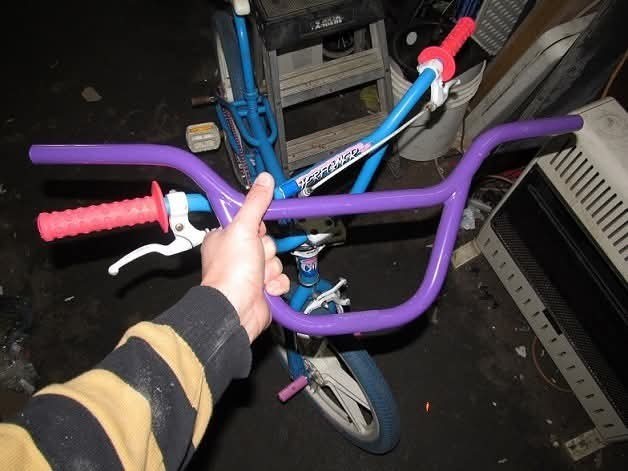 NOS Lavender vintage Freestyle Old School BMX Bars, Like 1970s GT,Diamondback ec