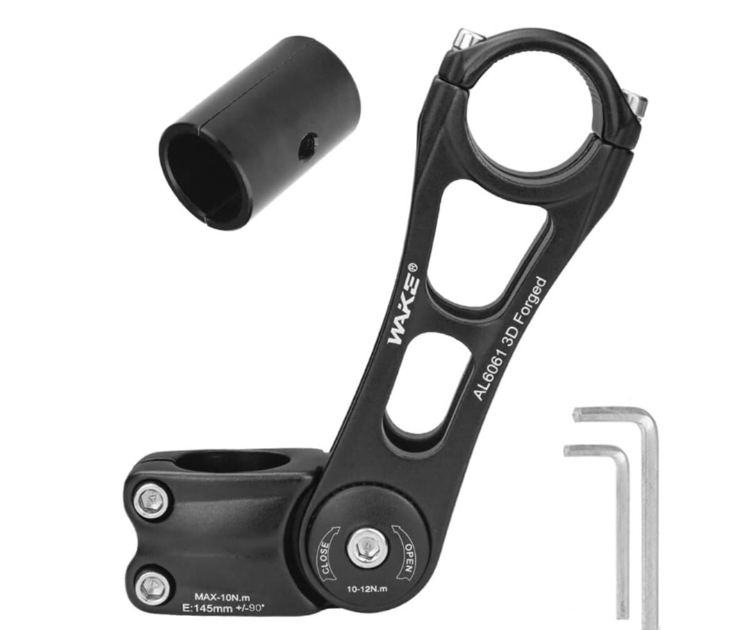 Bike Stem Universal 31.8Mm and 25.4Mm Adjustable ± 90 Degree 90Mm 110Mm 145Mm MT