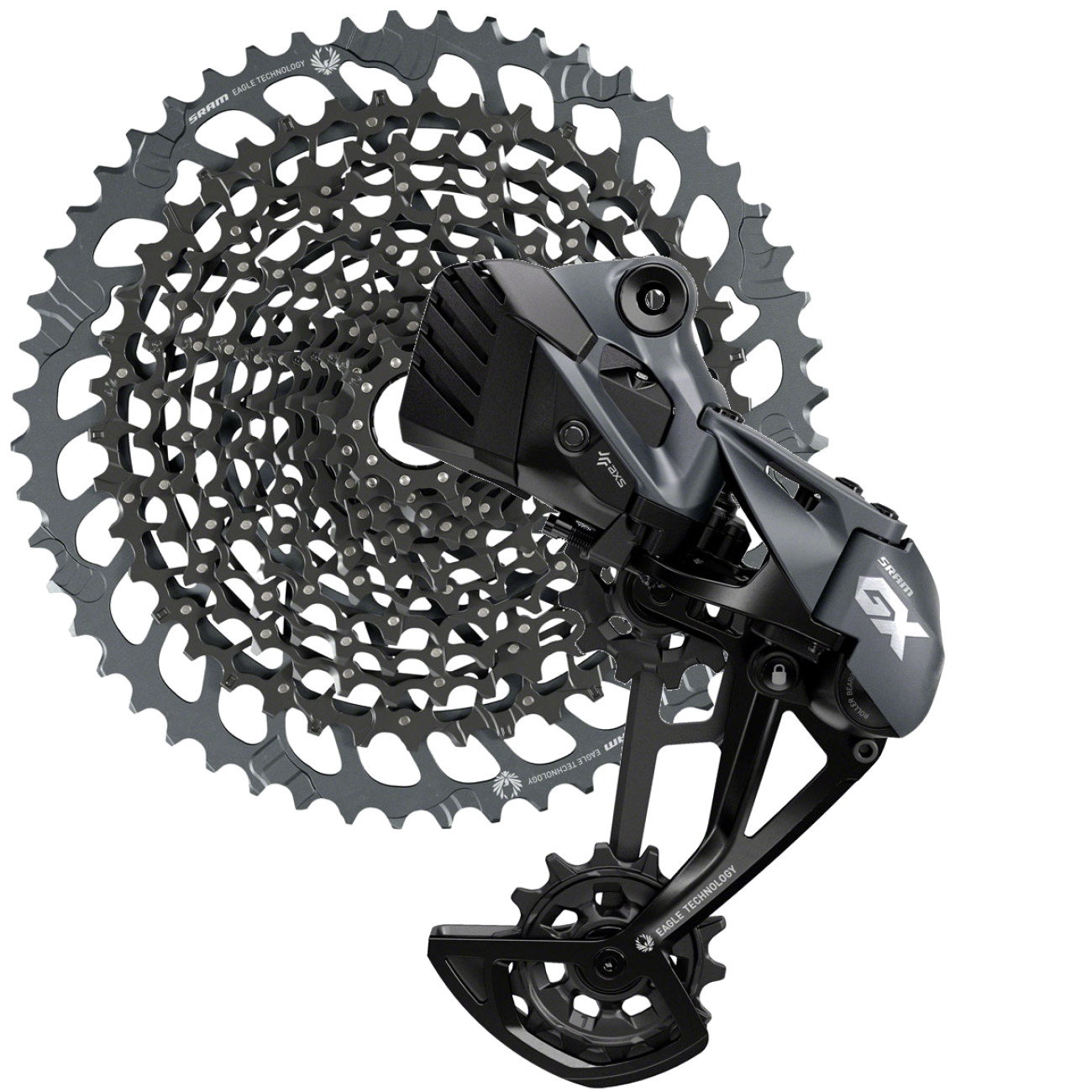 SRAM GX Eagle XG-1275 12-Speed Cassette & AXS Rear Derailleur Bundle