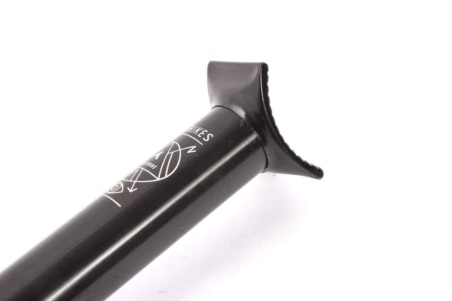 KHE Pivotal Seat Post 360mm Black – 25.4mm Alloy | 218g | Flatland BMX