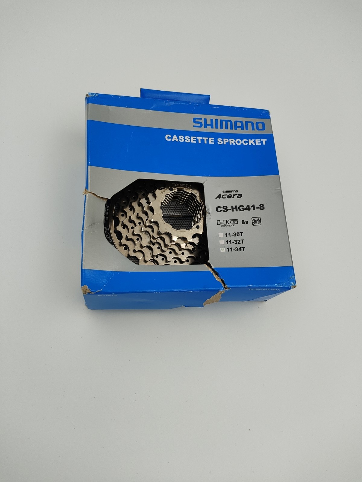 Shimano Acera CS-HG41-8 HYPERGLIDE Cassette 8 Speed 11-34T, New In Box Road Bike