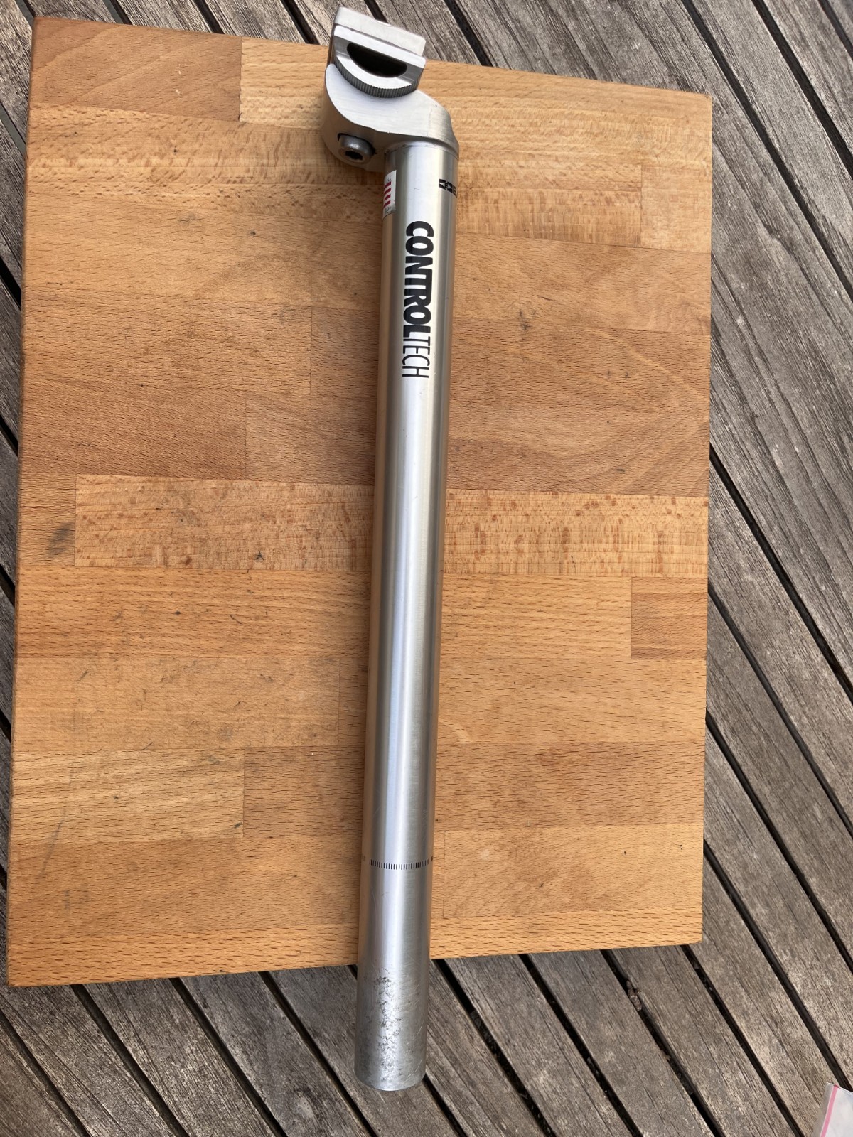 Vintage Control Tech Easton Seatpost – 27.2mm x 330mm silver