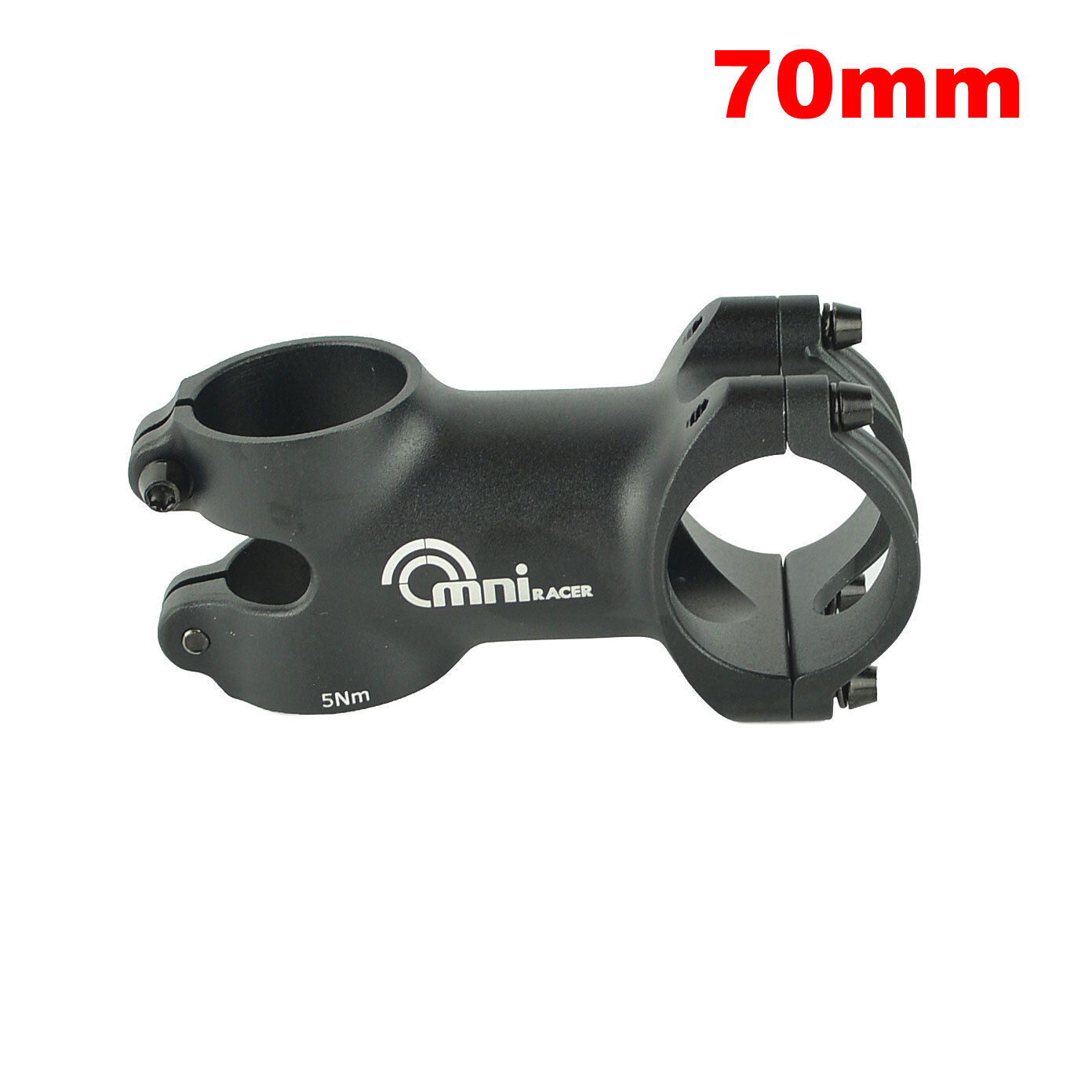 OMNI Racer WORLDS LIGHTEST ULTRA-Lite Alloy Stem: 31.8x70mm JUST 85g!! BLACK