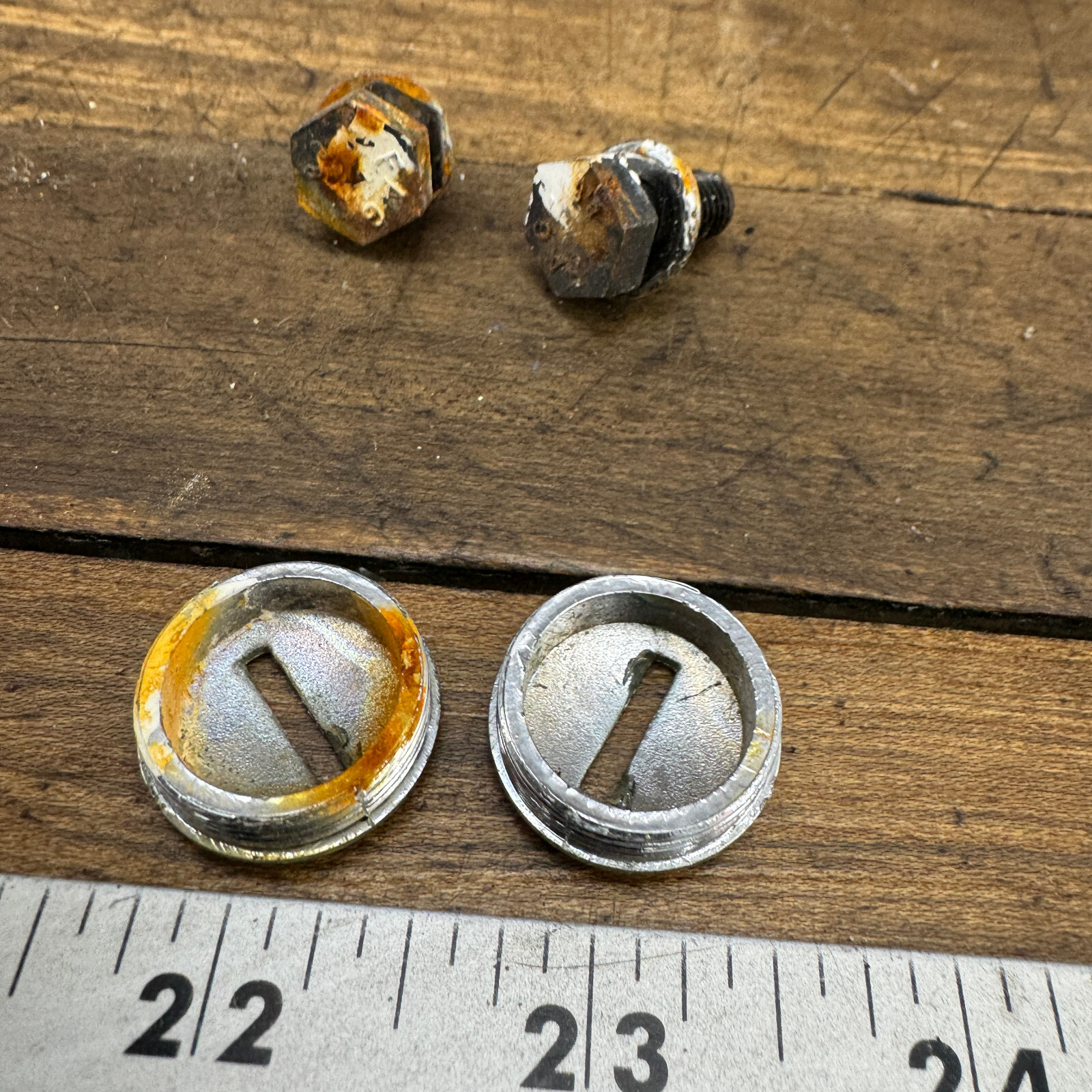 Vintage Nervar Dust Cap Set Crank Arm Fixing Bolt 1970s 1980s France Eroica A2