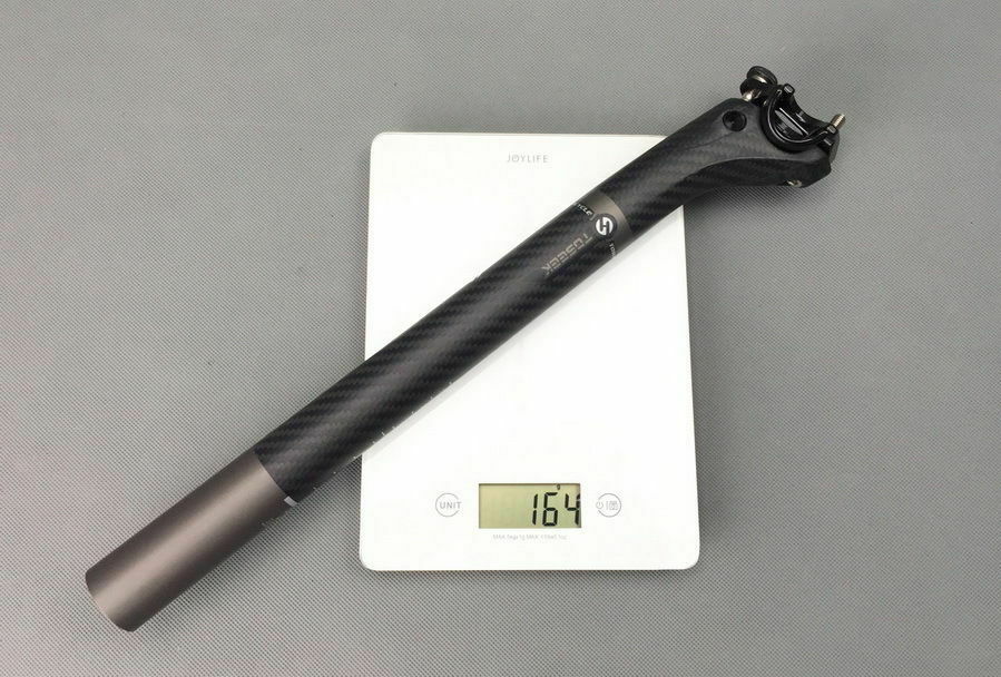TOSEEK Carbon Fiber Seatpost Offset Mountain Road Bike Seatpost 27.2/30.8/31.6mm