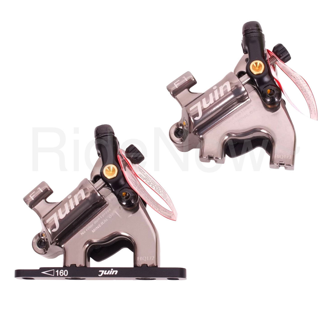 Juin Tech F1 cable Hydraulic Flat Mount Road CX Cycling Bike Disc Brake Calipers