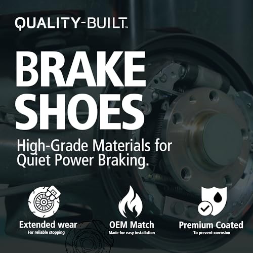 Front Drum Brake Shoes, FS332, Compatible with 1964-1972 Dodge/Plymouth