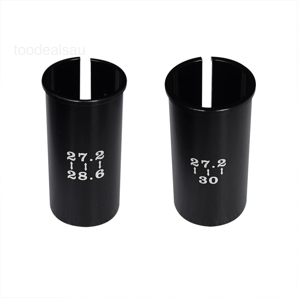 Set of 7 Sizes Bike Seat Post Adapter Shim Seat Post Adapter Bicycle Seat Tube