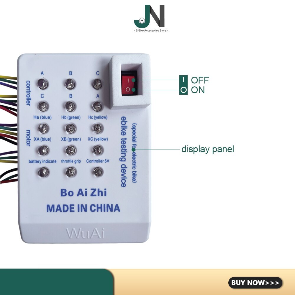224-72V E-Bike Brushless Motor Controller Tester for Parts of Ebike Easy To Use