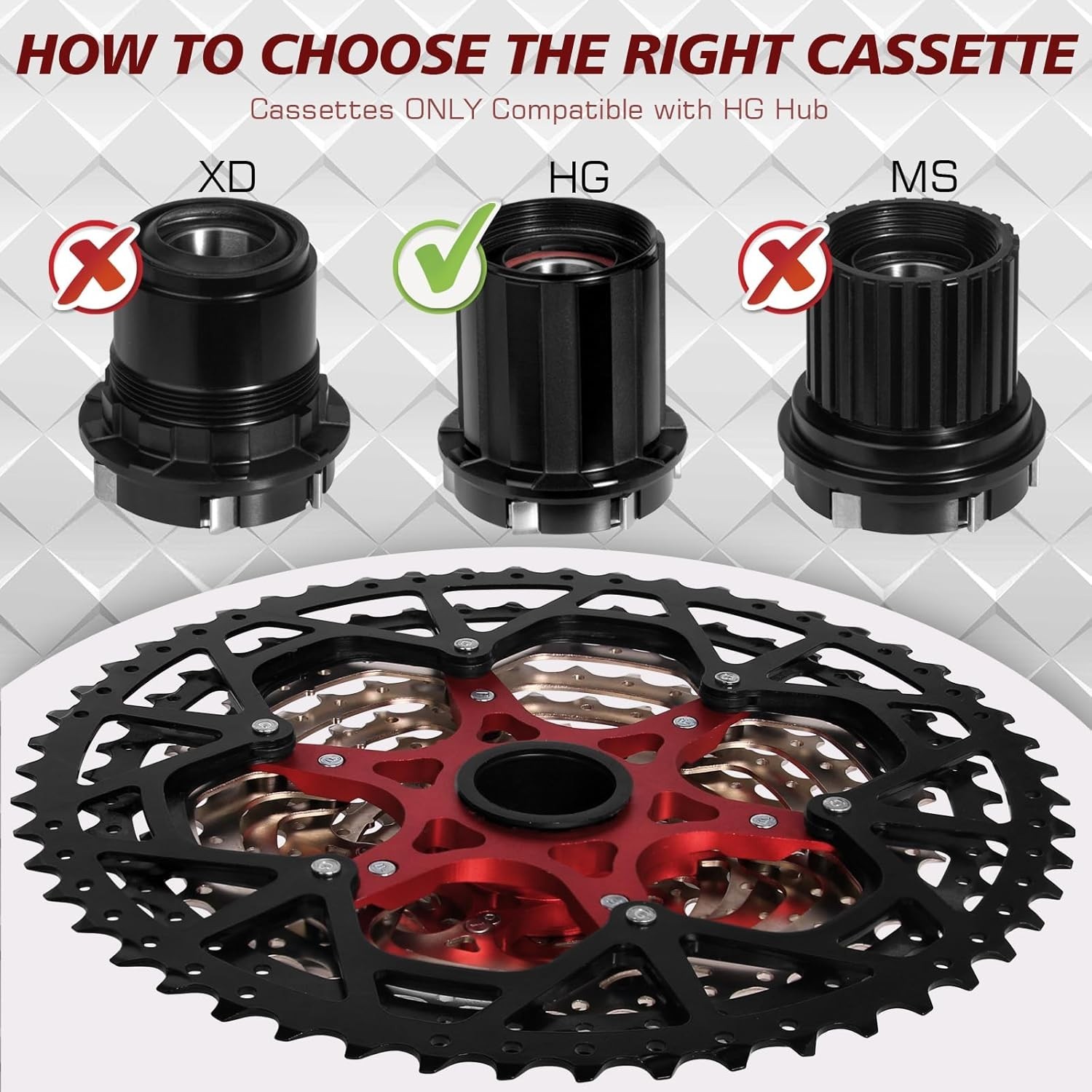 Bucklos B525 Cassette 12 Speed 11-52T