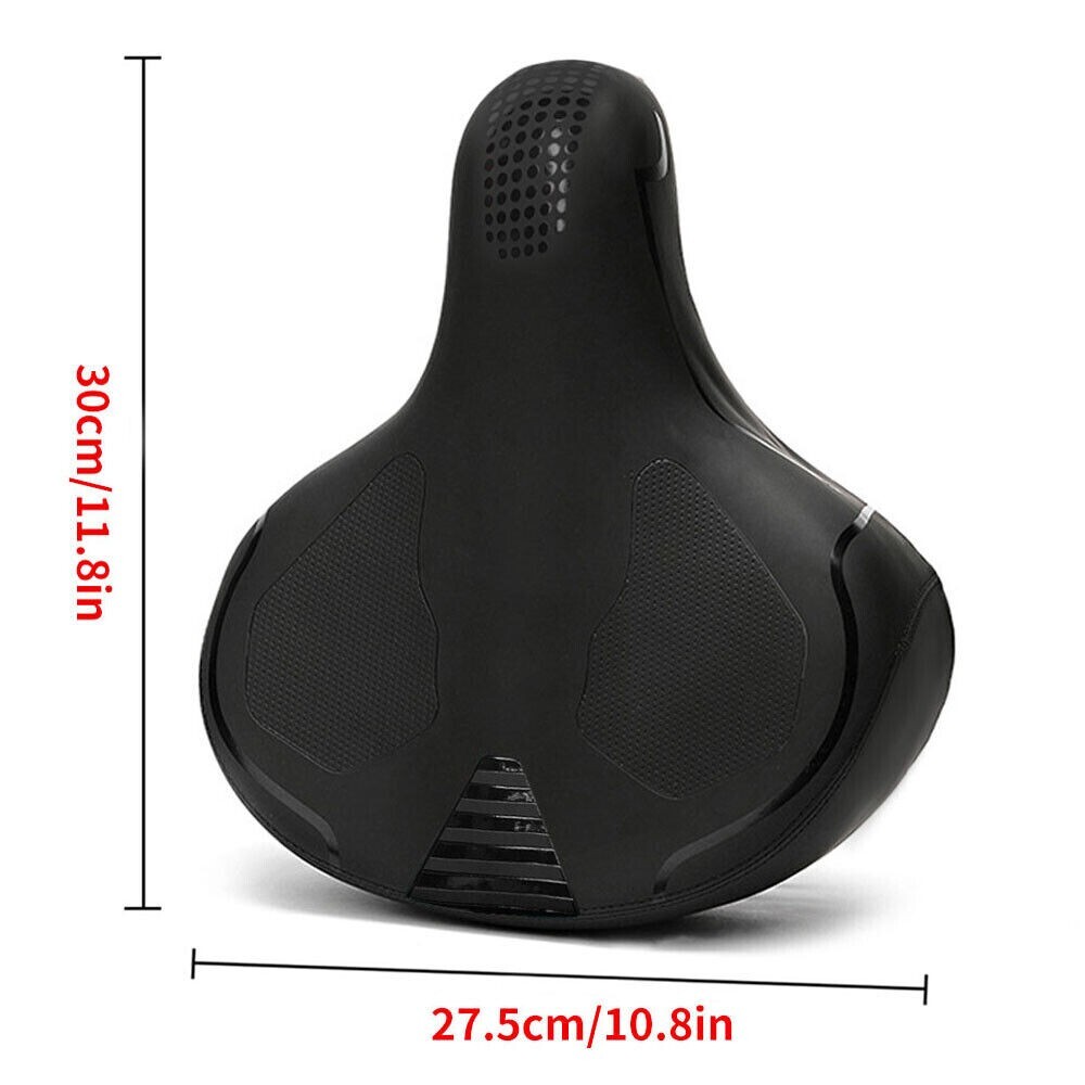 Oversized Comfort Bike Seat Universal Fit for Exercise Bike and Outdoor Bikes