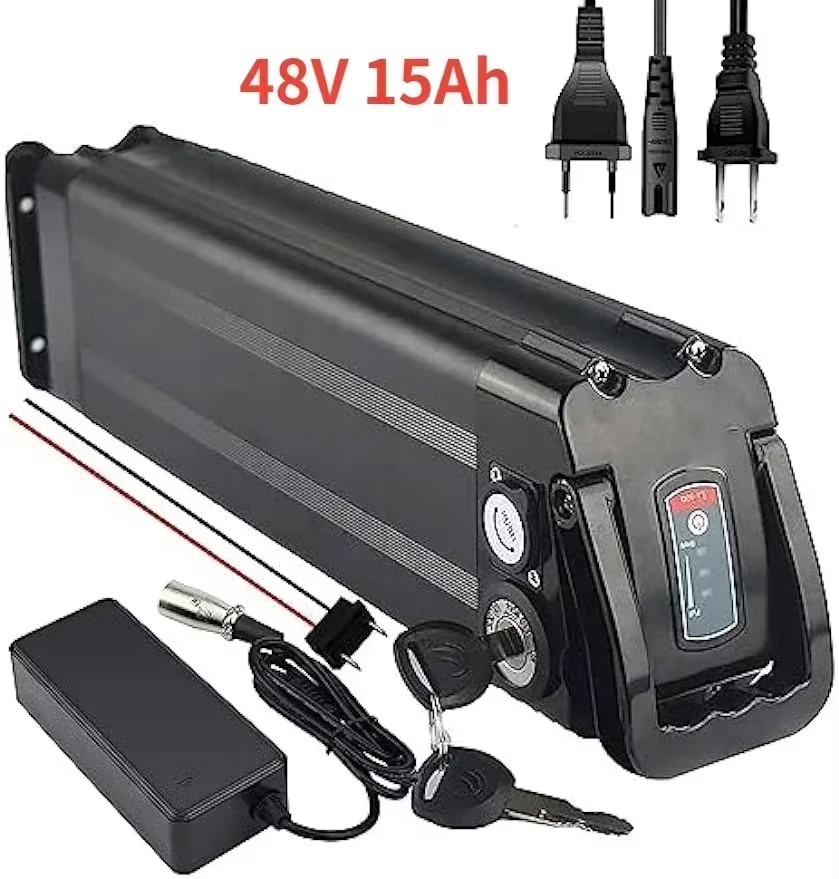 48V 15Ah Rear Rack Li-Ion Lithium Battery for 48V Electric Bike