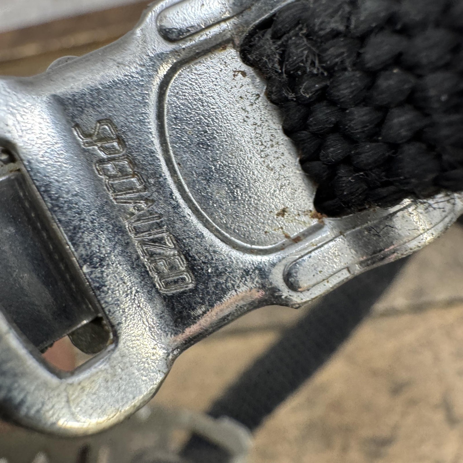 Vintage Specialized Platform Bike Pedals 9/16 1990s Toe Clips Straps Pair