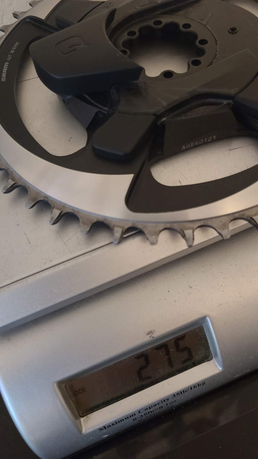 SRAM Red Force Quarq Power Meter Spider + X-Sync 46t Chainring Gravel 12/13 XPLR